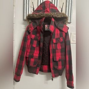 Roxy plaid jacket